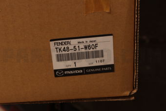 TK4851W60F Mazda FENDER(L),OVER-RR