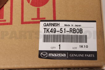 TK4951RB0B GARNISH'A'(L),SIDE