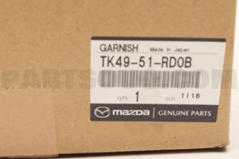TK4951RD0B GARNISH'B'(L),SIDE