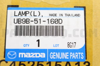 UB9B51160D LAMP(L),RR COMB