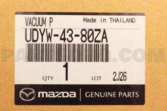 UDYW4380ZA Mazda VACUUM POWER ASSIST