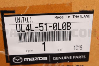 UL4L510L0B UNIT(L),HEAD LAMP