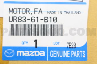 UR8361B10 MOTOR,FAN-BLOWER UNIT