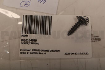 W20164999 SCREW,TAPPING
