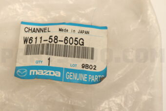 W61158605G CHANNEL(R),GLASS
