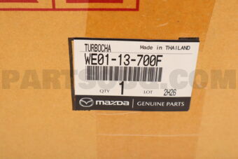 WE0113700F TURBOCHARGER