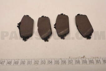 0252203119 BRAKE PAD SET FRT-W205/S205