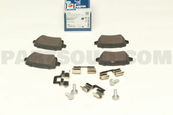 0252391417 BRAKE PAD FOR DISC BRAKES-VW
