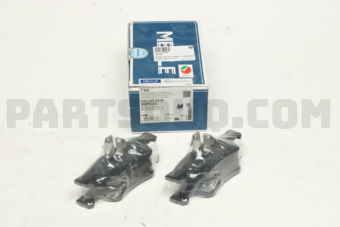 0252392318 BRAKE PAD SET REAR/17.5MM/W164