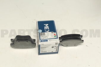 0252456317 BRAKE PAD SET/LEON/A3/GOLF