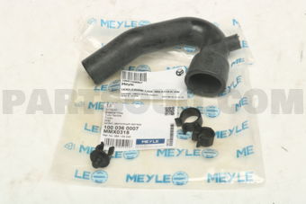 1000360007 HOSE/CRANK CASE BREATHER-VW