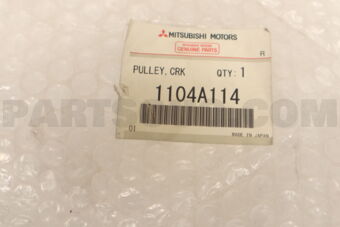 1104A114 PULLEY,CRANKSHAFT