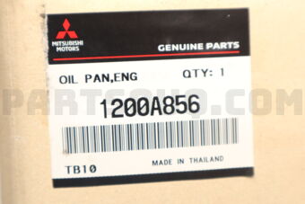 1200A856 Mitsubishi OIL PAN,ENG,LWR
