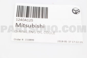 1240A125 Mitsubishi O-RING,ENG OIL COOLE