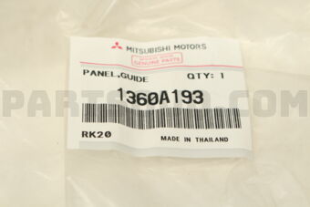 1360A193 Mitsubishi PANEL,AIR GUIDE