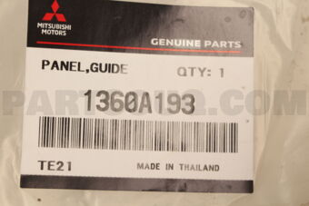 1360A193 PANEL,AIR GUIDE