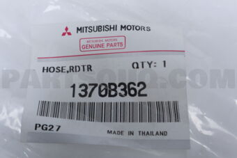 1370B362 Mitsubishi HOSE,RADIATOR PIPING