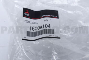 1600A104 PEDAL,ACCEL