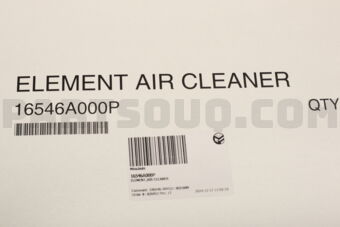 16546A000P ELEMENT,AIR CLEANER