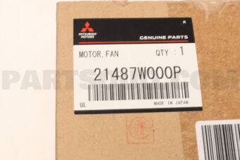 21487W000P MOTOR,COOLING FAN