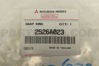 2526A023 SNAP RING,M/T POWER TRAIN