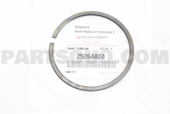 2526A024 SNAP RING,M/T POWER TRAIN