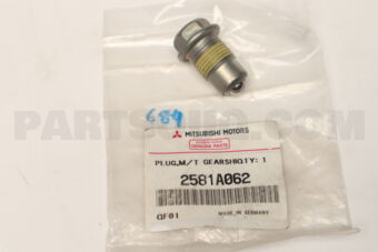 2581A062 PLUG,M/T GEARSHIFT EQUIP