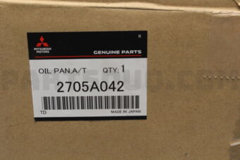 2705A042 Mitsubishi OIL PAN,A/T CASE