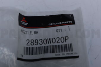 28930W020P NOZZLE,WINDSHIELD WASHER,R