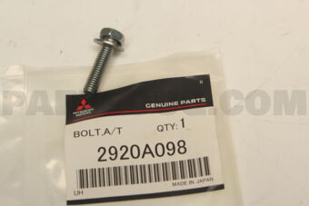 2920A098 BOLT,A/T VALVE BODY