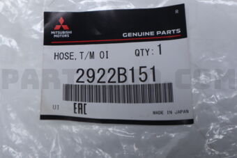 2922B151 HOSE,T/M OIL COOLER LINE