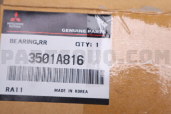 3501A816 Mitsubishi BRG,RR DIFF DRV PINION,FR