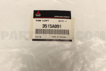 3515A091 SHIM SET,R/DIFF DRV