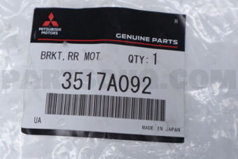 3517A092 Mitsubishi BRACKET,RR MOTOR MOUNTING RR,RH