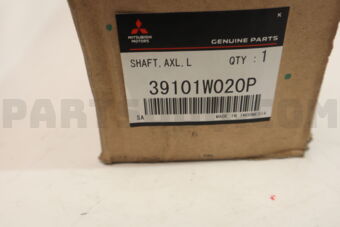 39101W020P Mitsubishi SHAFT AS,FR AXLE DRIVE,LH