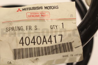 4040A417 Mitsubishi SPRING,FR SUSP COIL