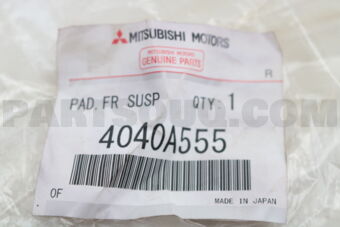 4040A555 Mitsubishi PAD,FR SUSP SPRING,UPR