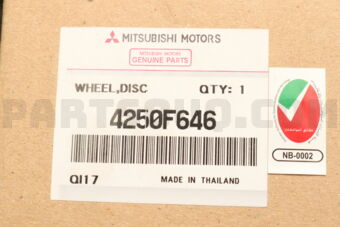 4250F646 WHEEL,DISC