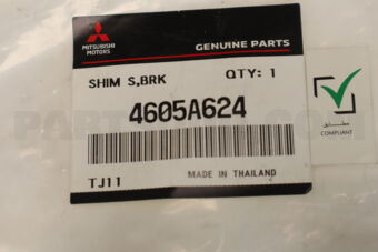 4605A624 SHIM SET,FR BRAKE
