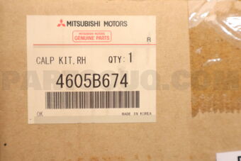 4605B674 Mitsubishi CALIPER KIT,RR BRAKE,RH