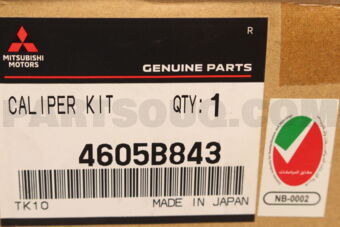 4605B843 CALIPER KIT,RR BRAKE