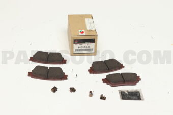 4605B989 PAD SET,RR BRAKE