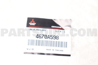 4670A598 SENSOR,RR ABS,RH