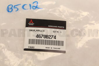 4670B274 SENSOR,RR ABS,LH