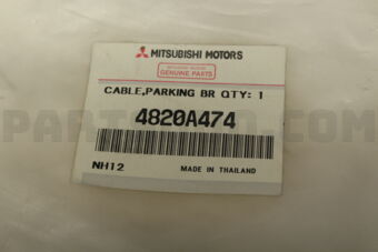 4820A474 CABLE,PARKING BRAKE
