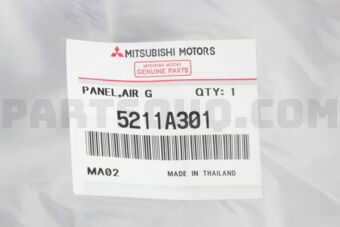 5211A301 PANEL,AIR GUIDE,LH