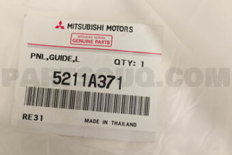5211A371 PANEL,AIR GUIDE,LH