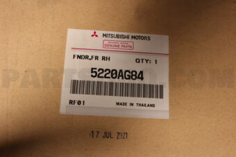5220AG84 FENDER,FR RH