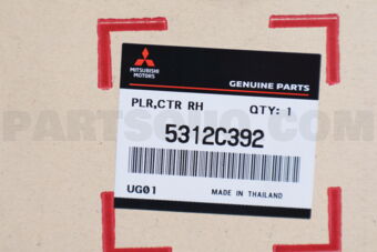 5312C392 PILLAR,CTR OTR RH