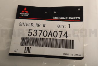 5370A074 SHIELD,RR WHEEL,RR RH